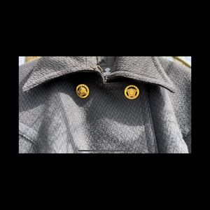 Genuine Versace ladies wool , military style coat . Super quality!